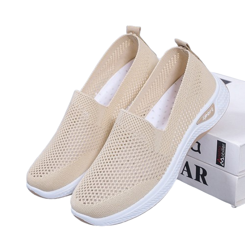 Old Beijing Cloth Shoes Women's Summer Mesh Breathable One Pedal